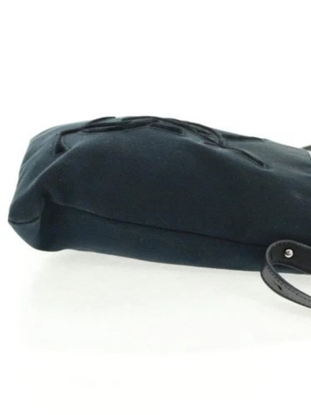 SAINT LAURENT Shoulder Bag Canvas Black Silver Auth SW1966V - Picture 4 of 16